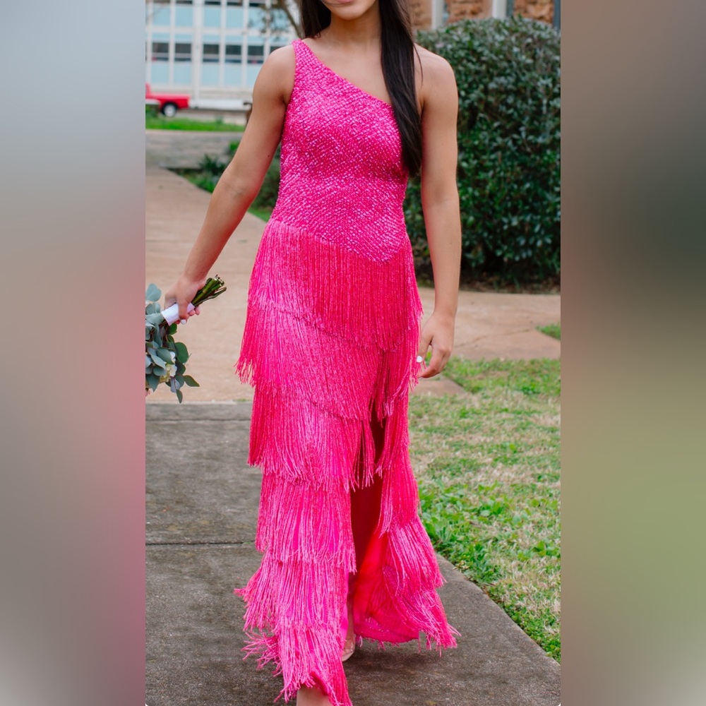 Sherri Hill Pink Prom Dress